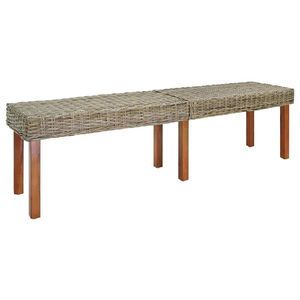 vidaXL bancă natural 160 x 35 x 45 cm Lemn de mango solid imagine