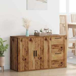 vidaXL cu sertar Lemn vechi Lemn compozit imagine