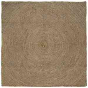 vidaXL Covor Gri 200 x 200 cm Iută imagine