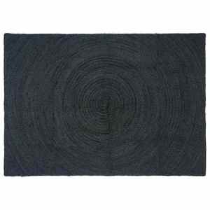 vidaXL Covor Gri închis 140 x 200 cm Iută imagine