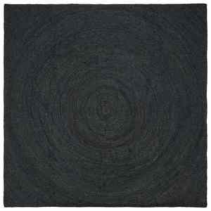 vidaXL Covor Gri închis 200 x 200 cm Iută imagine