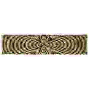 vidaXL Covor Natural și Negru 60 x 300 cm Iută imagine