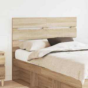 vidaXL Tăblie cap cu headboard Stejar Sonoma 135 cm Lemn compozit imagine