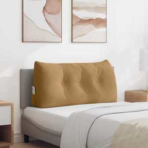 vidaXL Perna pentru spate Maro 100 x 24 x 50 cm Catifea imagine