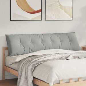 vidaXL Perna pentru spate Gri deschis 180 x 50 cm imagine