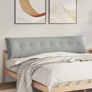 vidaXL Perna pentru spate Gri deschis 200 x 50 cm imagine