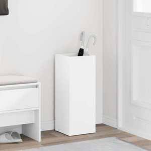 vidaXL Suport pentru umbrele Alb 25 x 24, 5 x 64 cm Lemn compozit imagine