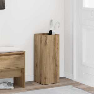 vidaXL Suport pentru umbrele Stejar Artizanal 25 x 24, 5 x 64 cm imagine