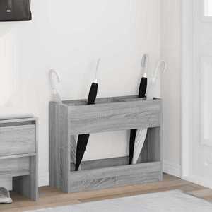 vidaXL Suport pentru umbrele Gri Sonoma 65 x 24 x 50 cm Lemn compozit imagine
