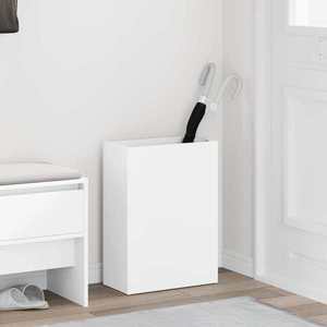 vidaXL Suport pentru umbrele Alb 40 x 20 x 55, 5 cm Lemn compozit imagine