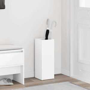 vidaXL Suport pentru umbrele Alb 20 x 20 x 55, 5 cm Lemn compozit imagine