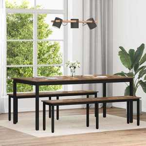 vidaXL Mese de sufragerie Lemn compozit imagine