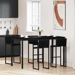 vidaXL Mese de sufragerie Lemn compozit imagine