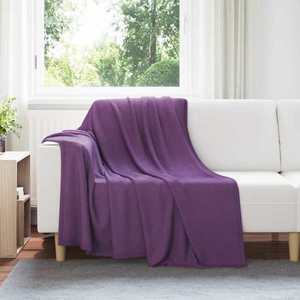 vidaXL Pături de aruncat 24 pcs Violet 200 x 150 cm Molton imagine