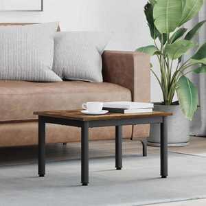 vidaXL Masă de cafea Stejar fumuriu 60 x 50 x 36 cm Lemn compozit imagine