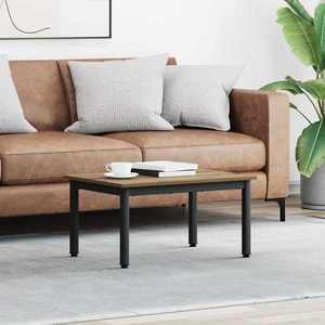 vidaXL Masă de cafea Stejar artizanal 70 x 50 x 36 cm Lemn compozit imagine