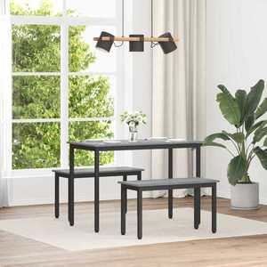 vidaXL bancă Gri Sonoma 80 x 35 x 45 cm Lemn compozit imagine