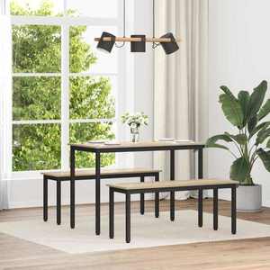 vidaXL bancă Sonoma 110 x 35 x 45 cm Lemn compozit imagine