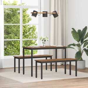 vidaXL bancă Lemn vechi 110 x 35 x 45 cm Lemn compozit imagine