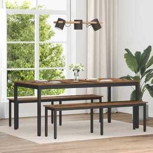 vidaXL bancă Lemn vechi 160 x 35 x 45 cm Lemn compozit imagine