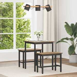 vidaXL Mese de sufragerie METAL imagine