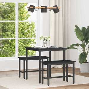 vidaXL Mese de sufragerie METAL imagine