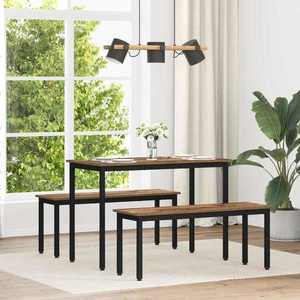 vidaXL Mese de sufragerie METAL imagine