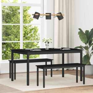 vidaXL Mese de sufragerie METAL imagine