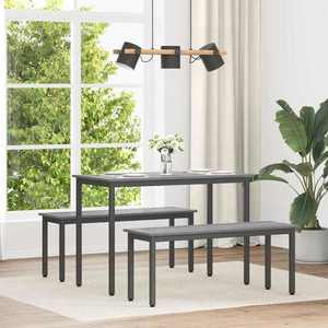 vidaXL Mese de sufragerie METAL imagine