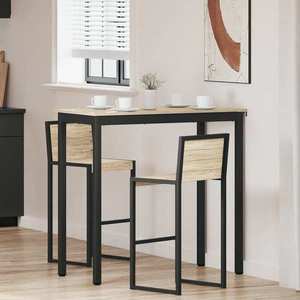 vidaXL Mese de sufragerie Lemn compozit imagine