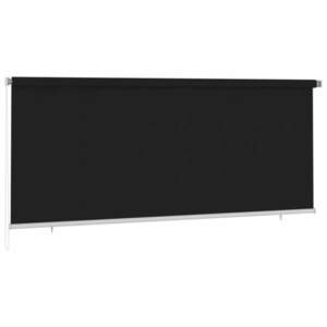 vidaXL Jaluzea tip rulou de exterior, negru, 350x140 cm imagine