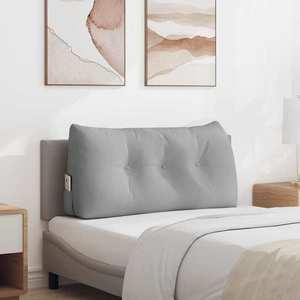 vidaXL Perna pentru spate Gri nori 100 x 24 x 50 cm țesătură imagine