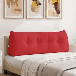 vidaXL Perna pentru spate Roșu 140 x 24 x 50 cm țesătură imagine