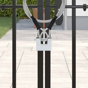 vidaXL Lacăt Argintiu 4, 2 x 1, 9 x 4 cm Oțel imagine