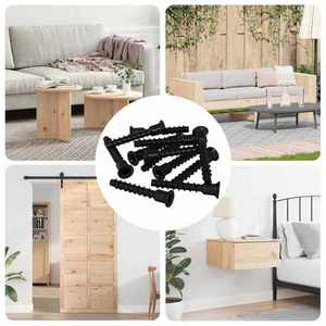 vidaXL Șurub Cap Socket 12 pcs Negru 10 x 40 mm Fier imagine