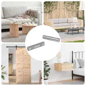 vidaXL Nucă 2 pcs Zincat 60 x 12 mm Fier imagine