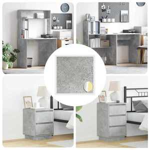 vidaXL Copertă autocolantă pentru șuruburi 12 pcs Gri din beton imagine