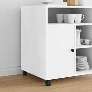 vidaXL Roată pivotantă 2 pcs Negru 54 mm Fier și PP imagine