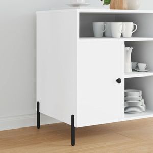 vidaXL Picioare de mobilă 2 pcs Negru 0 Fier imagine