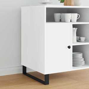 vidaXL Picioare de mobilă 2 pcs Negru 48, 1 x 4 x 10 mm Fier imagine