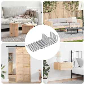 vidaXL Cheie Hexagonală 4675 pcs Argintiu 32 x 86 mm Oțel imagine