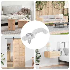 vidaXL Clipuri LED pentru Strip 2 pcs Transparent 2 x 1 x 0.5 cm imagine