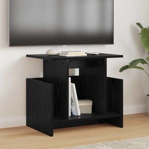 vidaXL Support TV Stejar Negru 50 x 35 x 45 cm Lemn compozit imagine