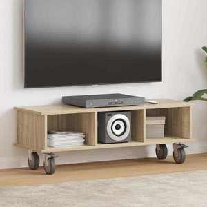 vidaXL Support TV Stejar Sonoma 100 x 35 x 35 cm Lemn compozit imagine