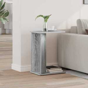 vidaXL Masă laterală Gri Sonoma 35 x 25 x 50 cm Lemn compozit imagine