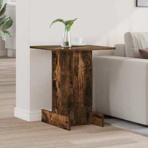 vidaXL Masă laterală Stejar fumuriu 44, 5 x 45 x 55 cm Lemn compozit imagine