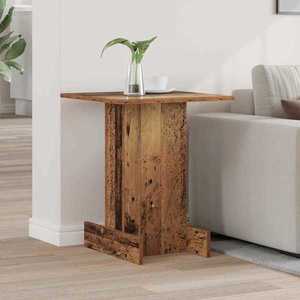 vidaXL Masă laterală Lemn vechi 44, 5 x 45 x 55 cm Lemn compozit imagine