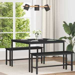 vidaXL Mese de sufragerie METAL imagine