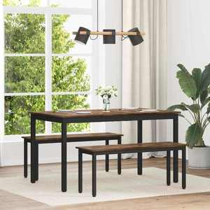 vidaXL Mese de sufragerie METAL imagine