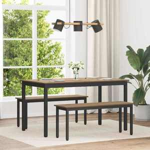 vidaXL Mese de sufragerie METAL imagine